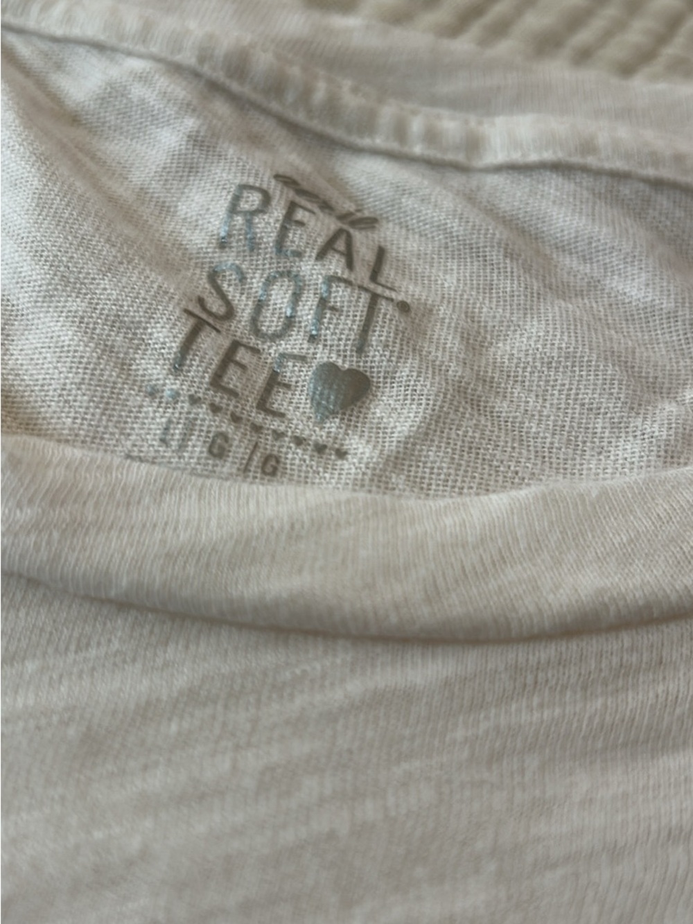 aerie White Long Sleeve Real Soft Tee